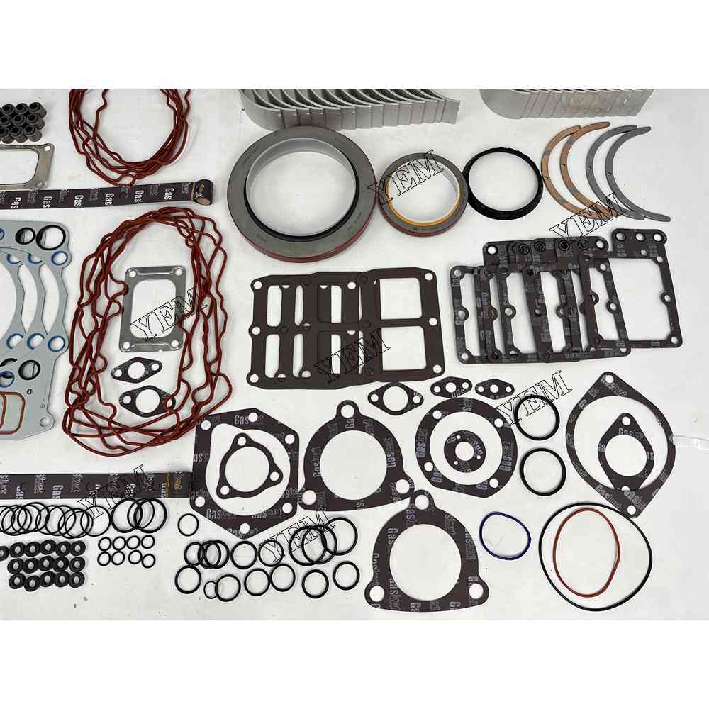 YEM Parts Overhaul Rebuild Kit With Gasket Set Bearing For Cummins QSK23 EX1200-6 For Cummins