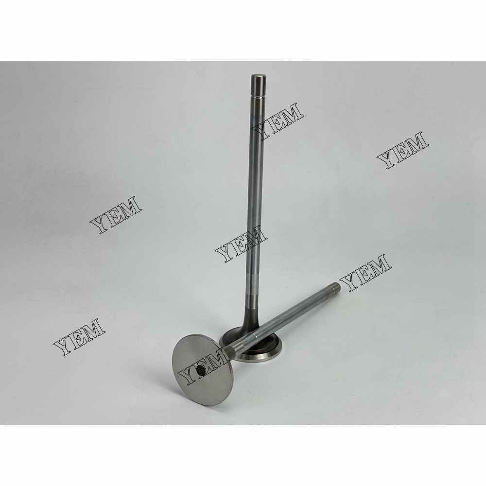 YEM Parts 12X 4007180 Exhaust Valve For Cummins QSK23 Hitachi EX 1200-6 excavator Engine For Cummins