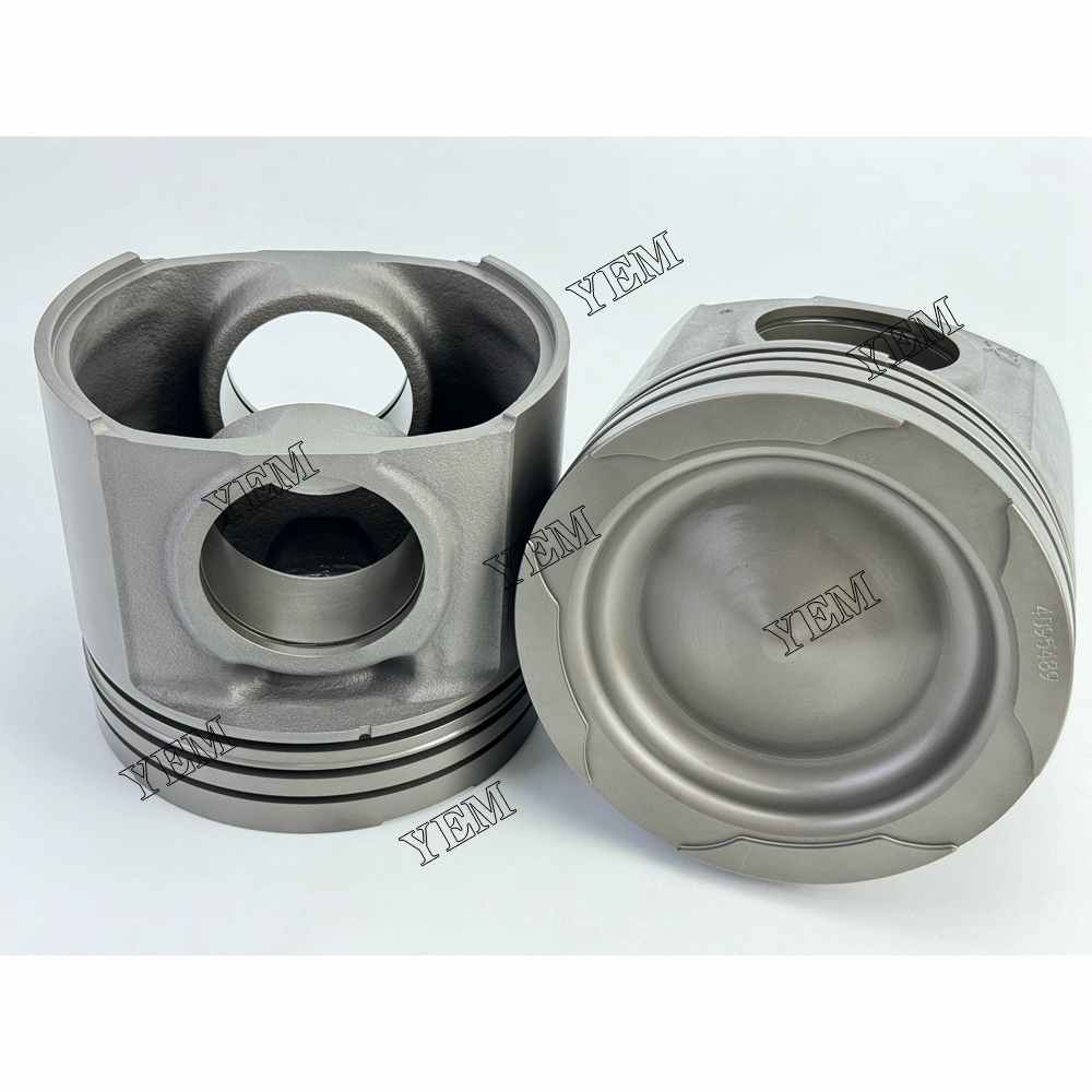 YEM Parts 6X 4095489 Piston std size 170mm For Cummins QSK23 Hitachi EX1200-6 excavator For Cummins