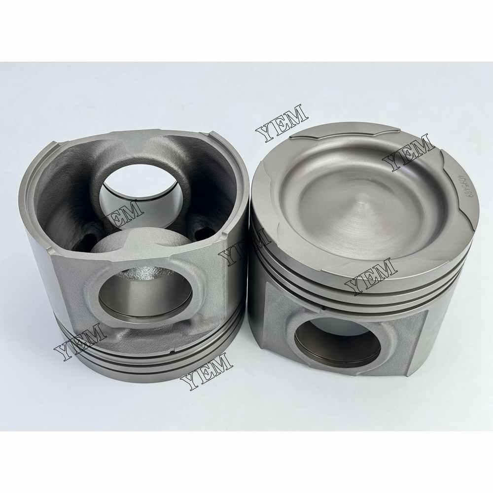 YEM Parts 6X 4095489 Piston std size 170mm For Cummins QSK23 Hitachi EX1200-6 excavator For Cummins