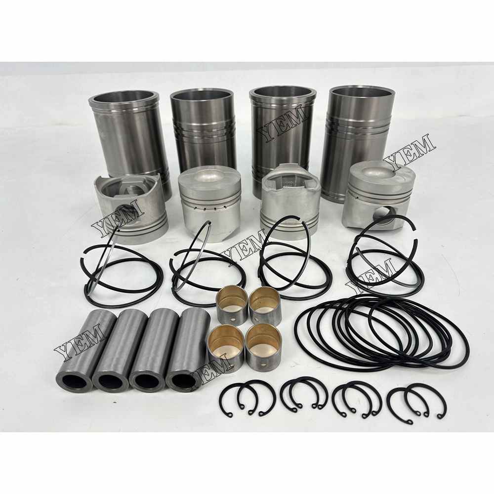 YEM Parts 4X Cylinder Liner Kit For YUNNEI YN33GBZ diesel engine spare parts For YUNNEI