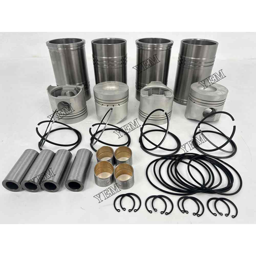 YEM Parts 4X Cylinder Liner Kit For YUNNEI YN33GBZ diesel engine spare parts For YUNNEI