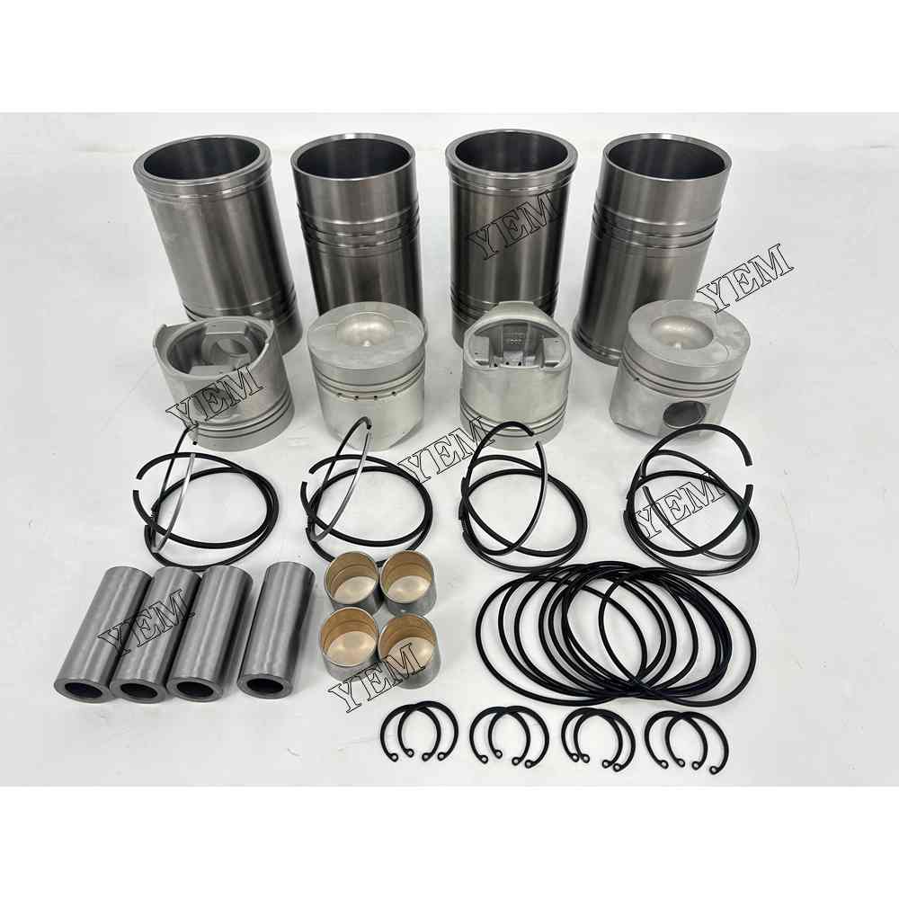 YEM Parts 4X Cylinder Liner Kit For YUNNEI YN33GBZ diesel engine spare parts For YUNNEI
