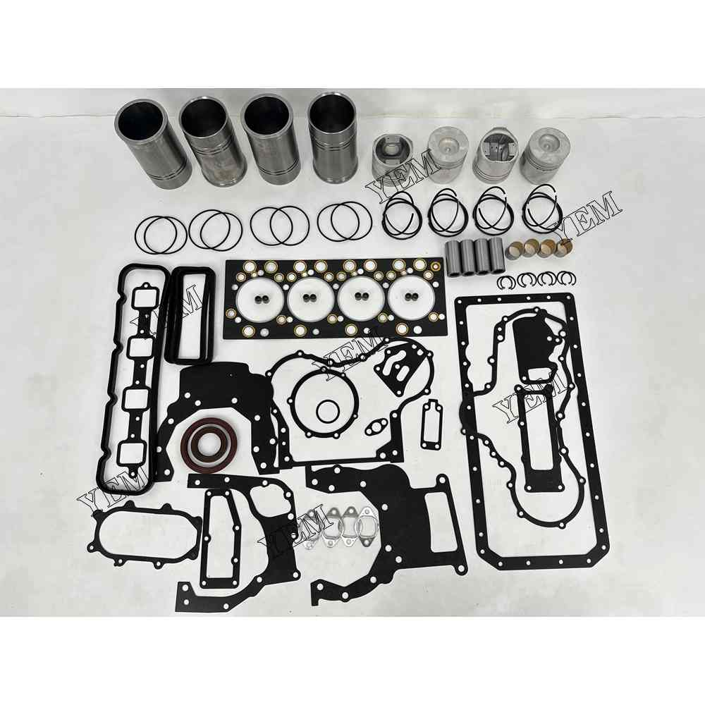 YEM Parts 4X Overhaul Kit With Gasket Set For YUNNEI YN33GBZ Engine