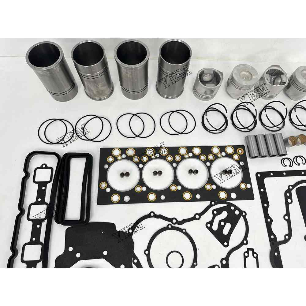 YEM Parts 4X Overhaul Kit With Gasket Set For YUNNEI YN33GBZ Engine For YUNNEI