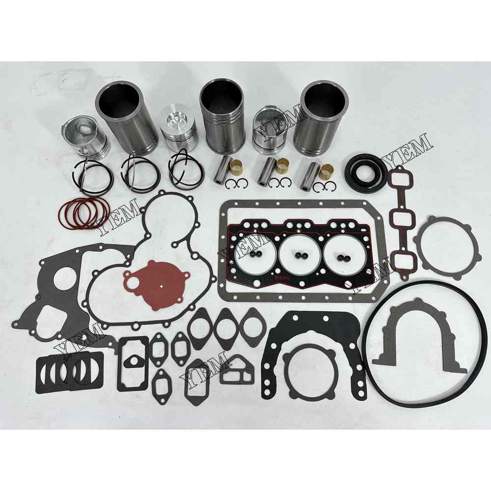 YEM Parts 3X Overhaul Kit With Gasket Set For Chang Chai ZN390 Engine