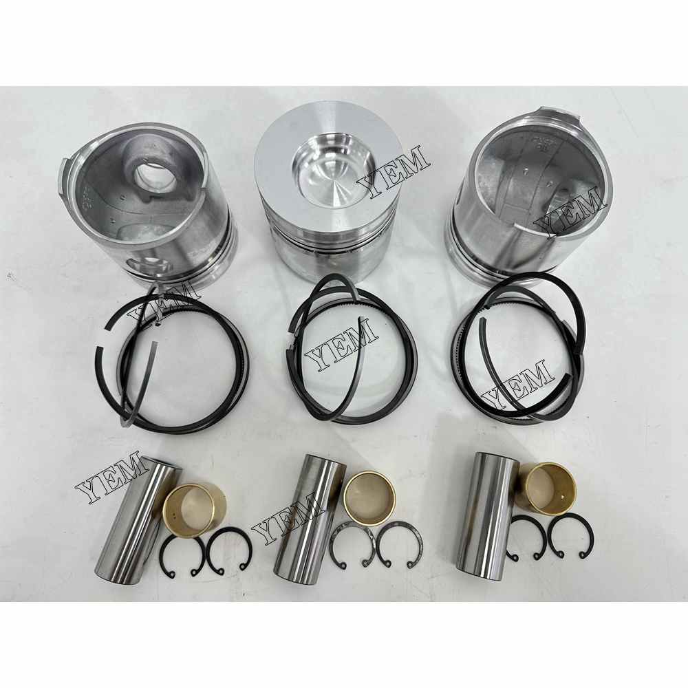 YEM Parts 3X Piston With Rings For Chang Chai ZN390 diesel engine spare parts For Chang Chai