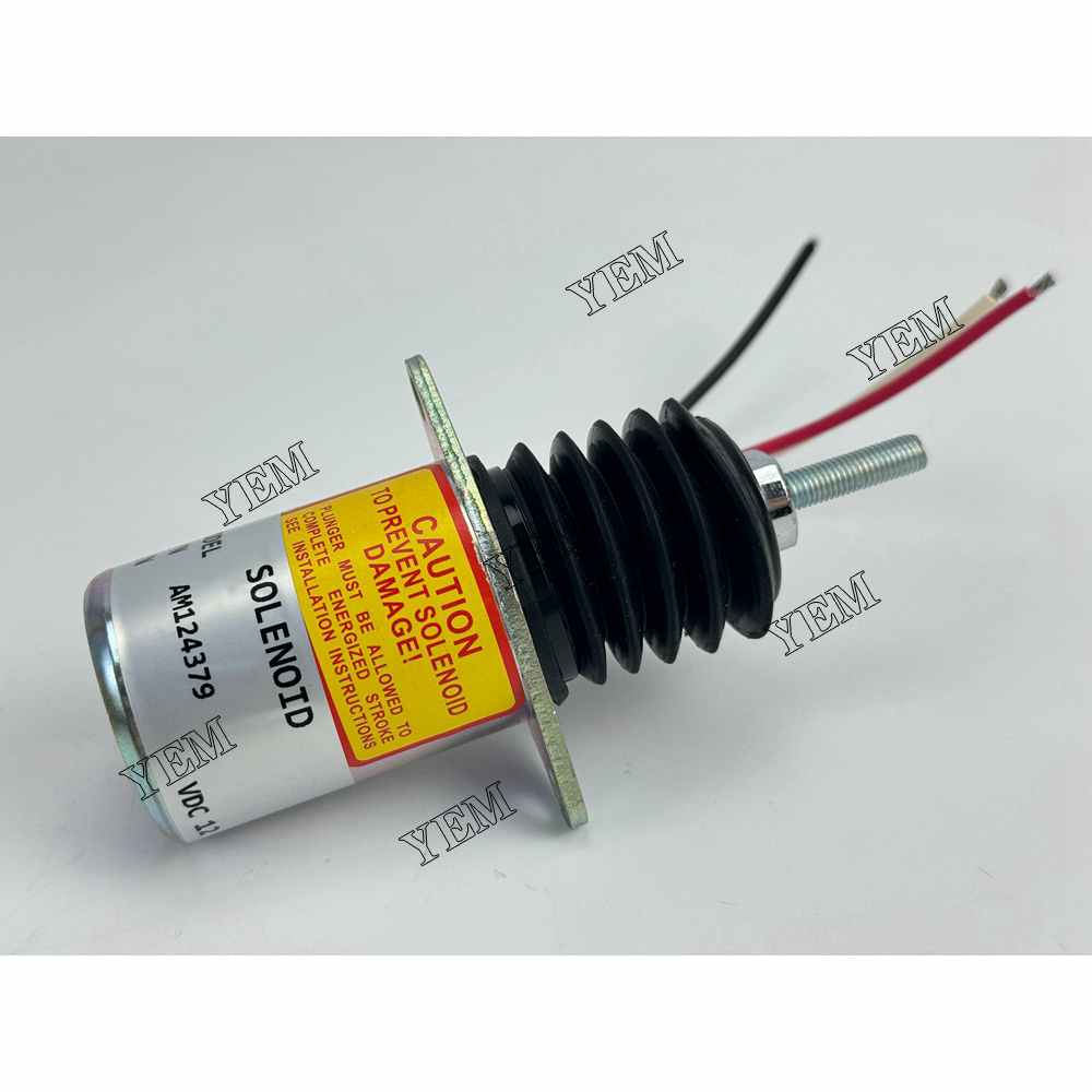 YEM Parts AM124379 Solenoid Valve 12V For John Deere diesel engine spare parts For John Deere