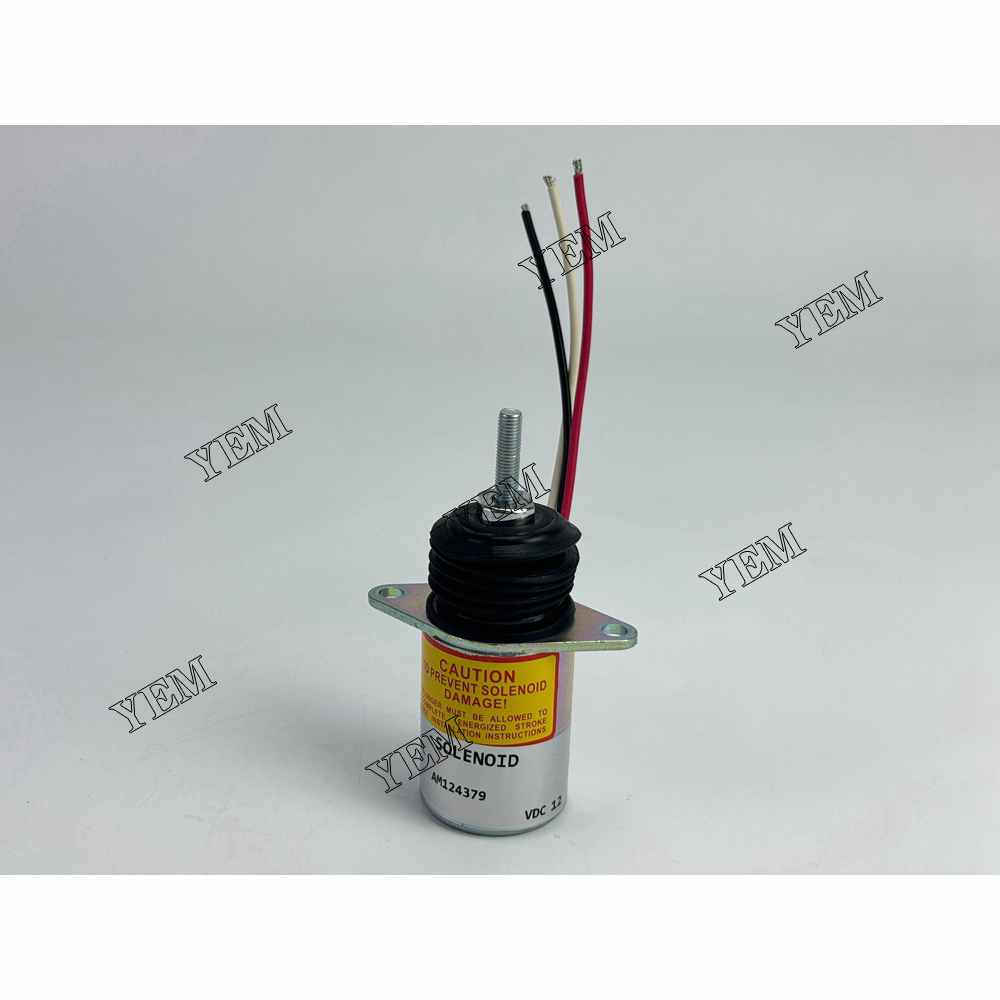 YEM Parts AM124379 Solenoid Valve 12V For John Deere diesel engine spare parts For John Deere