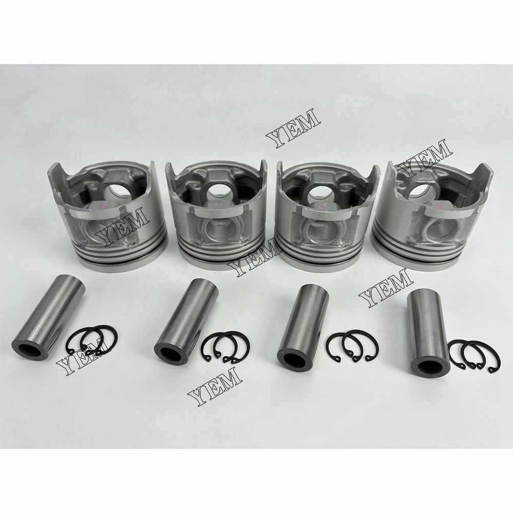 YEM Parts 4X Piston std size 86mm For Mazda R2 diesel engine spare parts