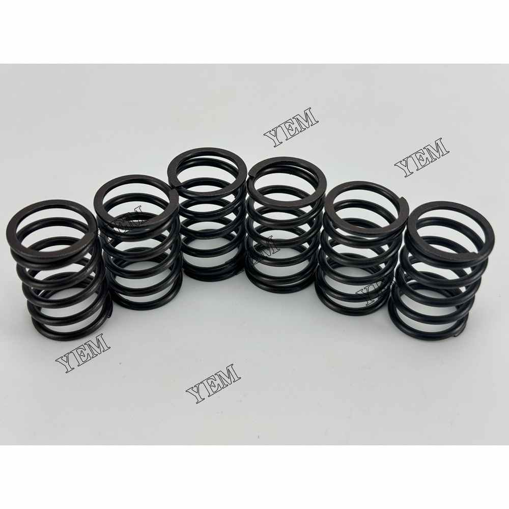 YEM Parts 6PCS For Kubota Valve Spring E3100 Engine Spare Parts