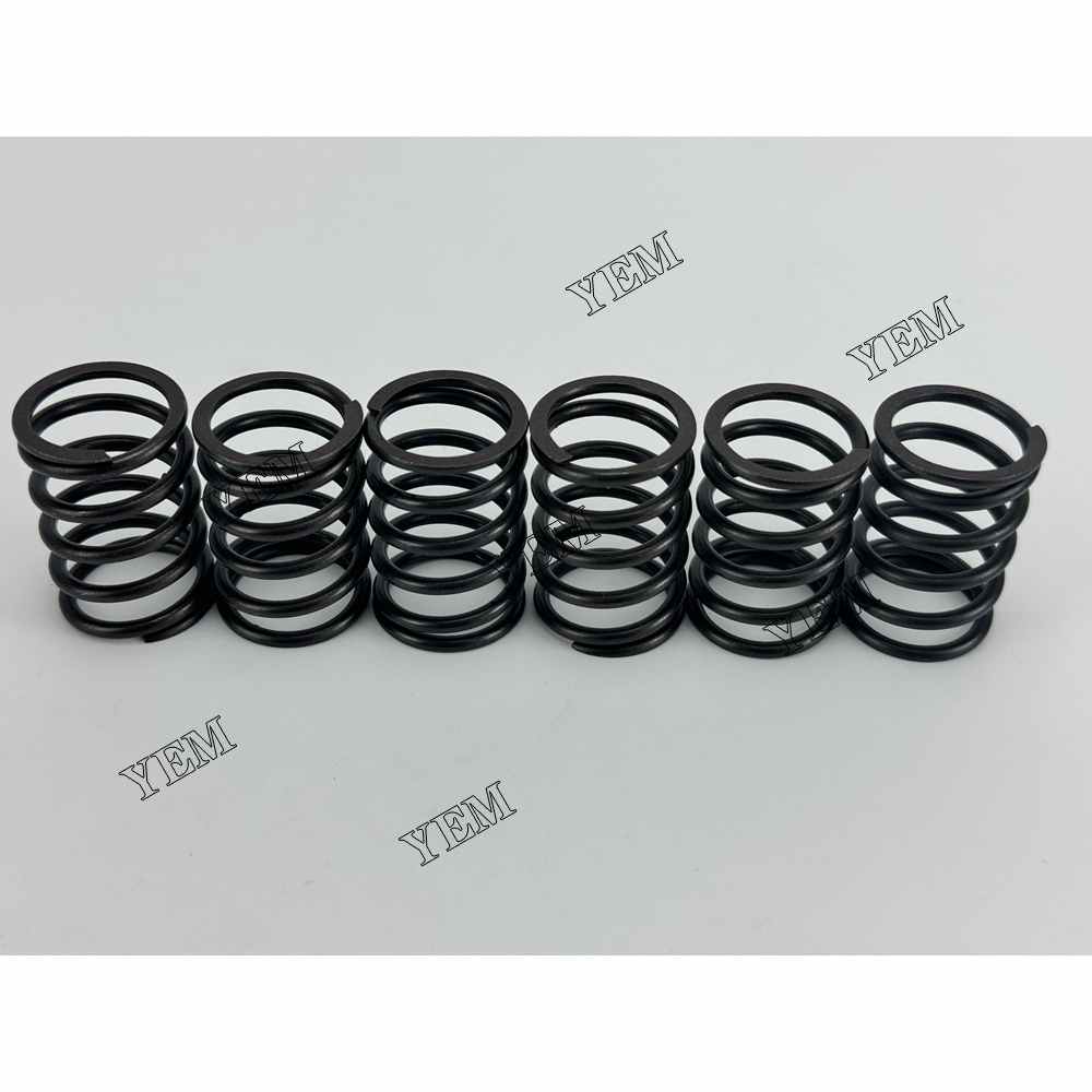 YEM Parts 6PCS For Kubota Valve Spring E3100 Engine Spare Parts For Kubota