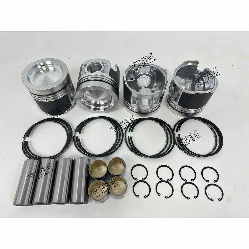 YEM Parts 4PCS For Mitsubishi Piston and Ring set D04FD Engine Spare Parts For Mitsubishi