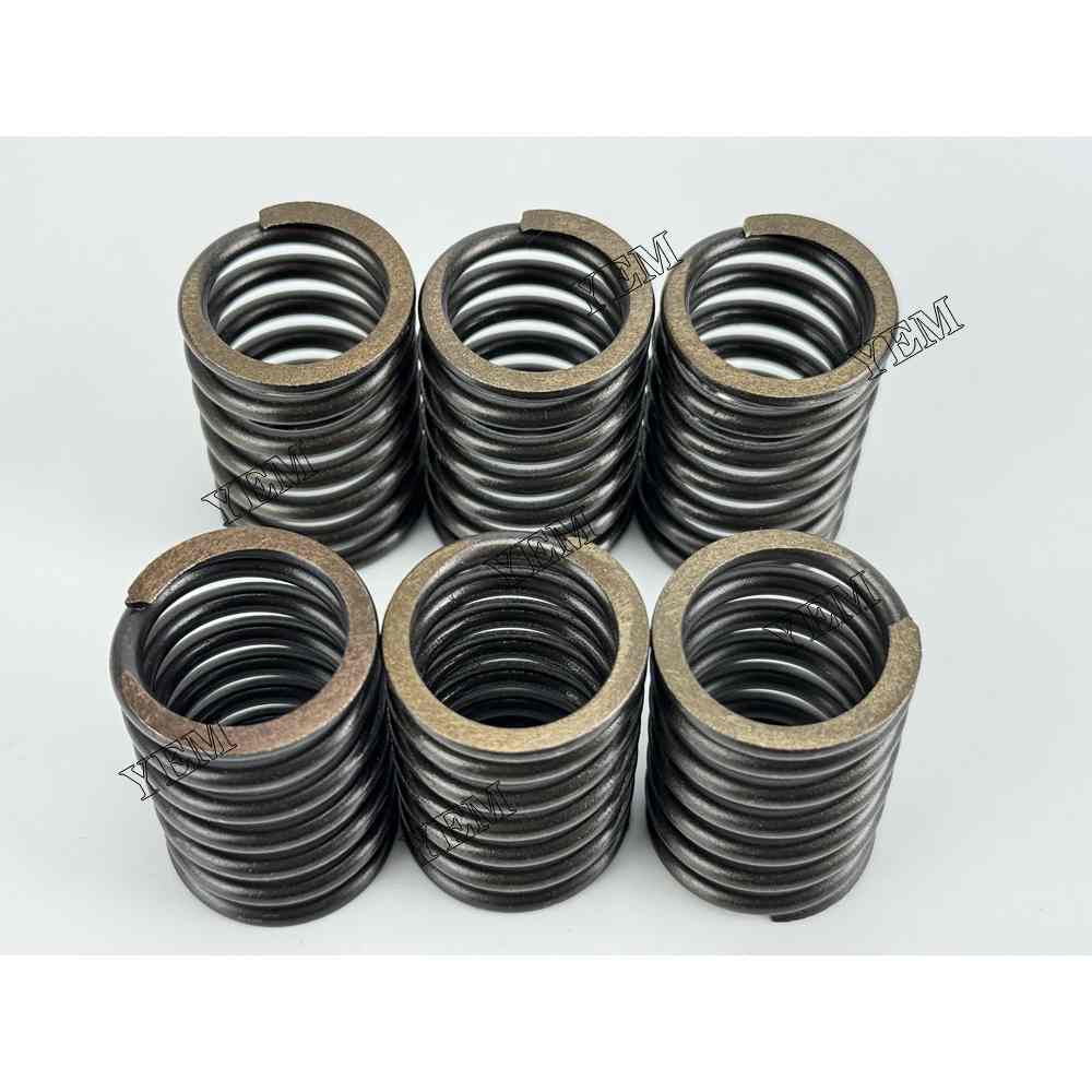 YEM Parts 6PCS For Mitsubishi Valve Spring K3D Engine Spare Parts For Mitsubishi