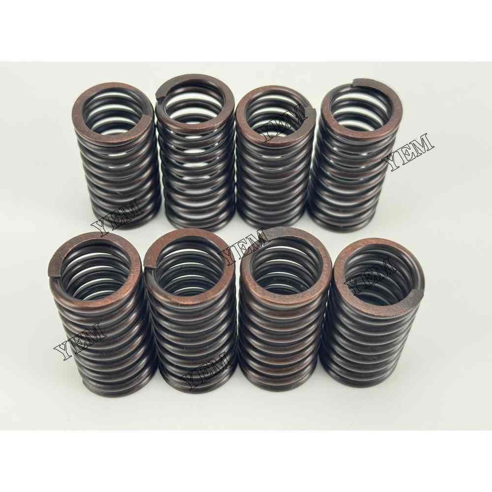 YEM Parts 8PCS For Mitsubishi Valve Spring S4L Engine MT271 CT41 3040 445 4W-305 tractor