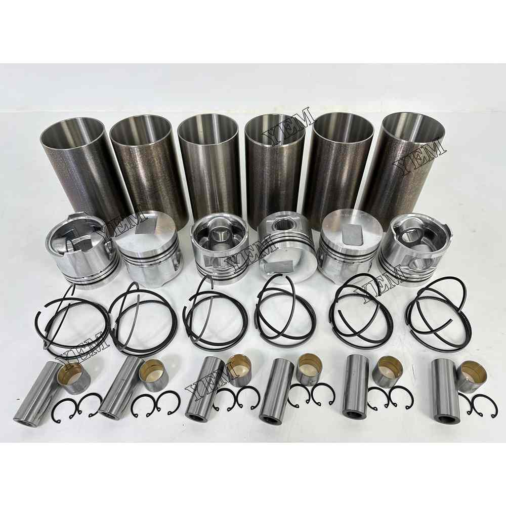 YEM Parts high quality S6S Cylinder Liner Kit For Mitsubishi S6S Truck Engine