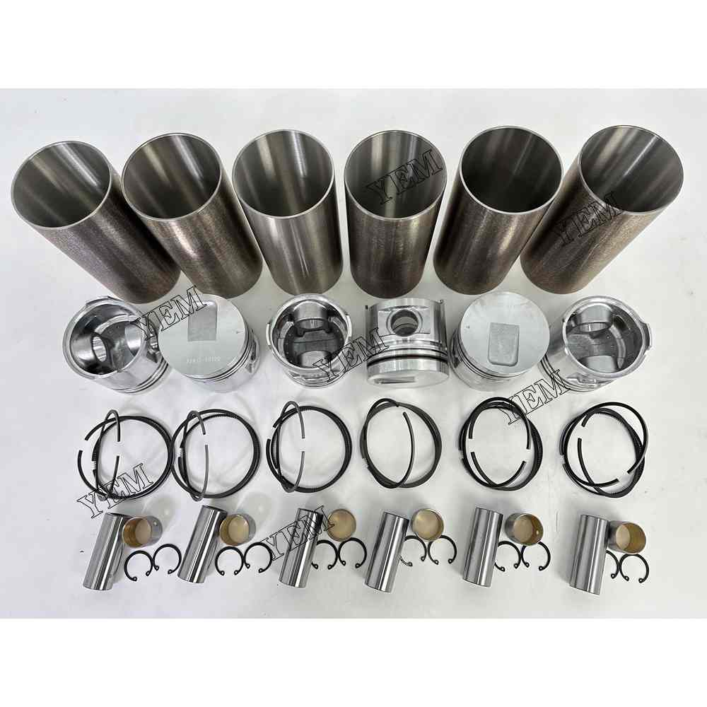 YEM Parts high quality S6S Cylinder Liner Kit For Mitsubishi S6S Truck Engine For Mitsubishi