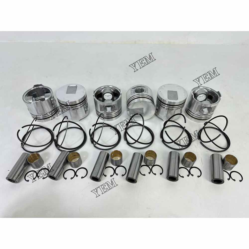 YEM Parts For Mitsubishi Piston and Ring set S6S Engine Spare Parts