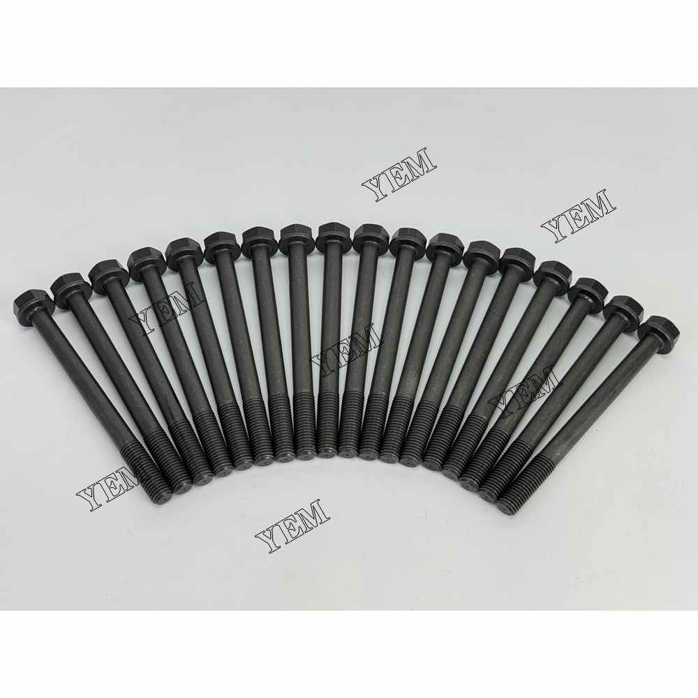 YEM Parts For Isuzu Head Bolt Set 4JB1 Engine Spare Parts Kobelco SK 60-III excavator