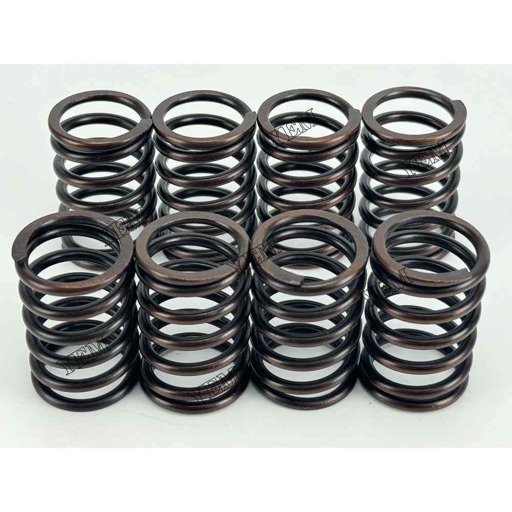 YEM Parts 8PCS For Isuzu Valve Spring 4LE1 Engine Fiat Kobelco EX 50-U excavator