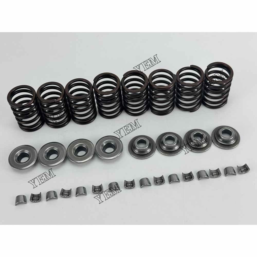 YEM Parts For Isuzu Valve spring kit 4LE1 Engine Fiat Kobelco EX 50-U excavator For Isuzu