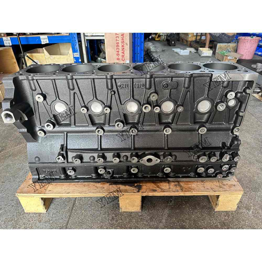 YEM Parts high quality 6HK1 Cylinder Block For Isuzu 6HK1 Truck Excavator Engine