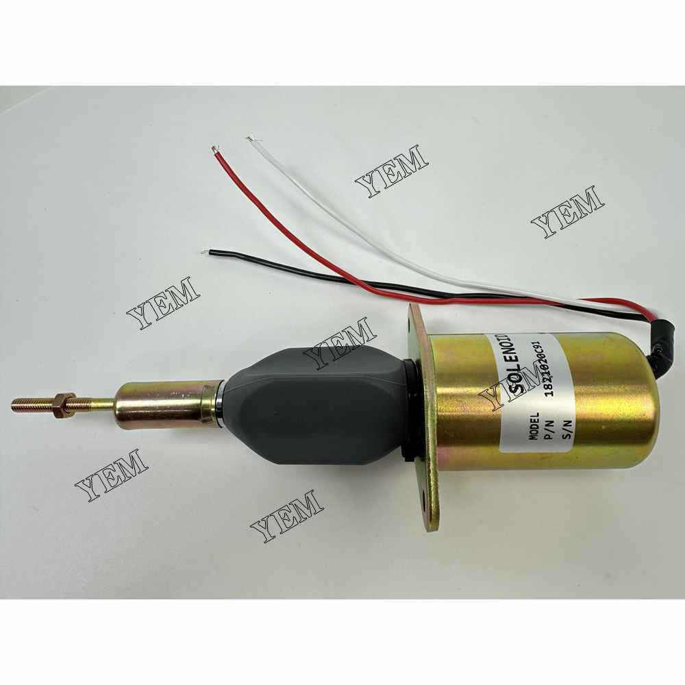 YEM Parts 1821020C91 Solenoid Valve 24V for Perkins 1300 Engine For Perkins
