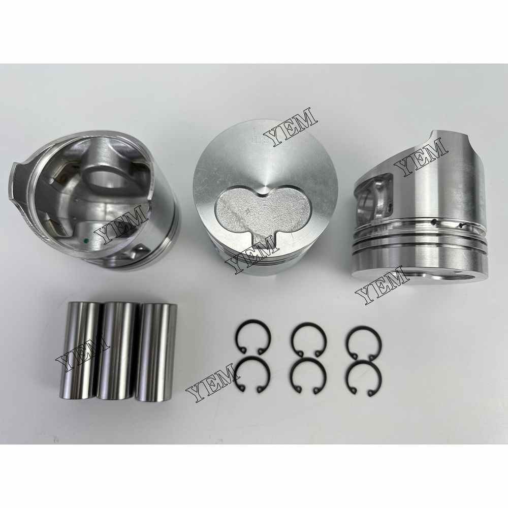 YEM Parts 3PCS For Shibaura Pistons STD N843 Engine Spare Parts Tractor 2035