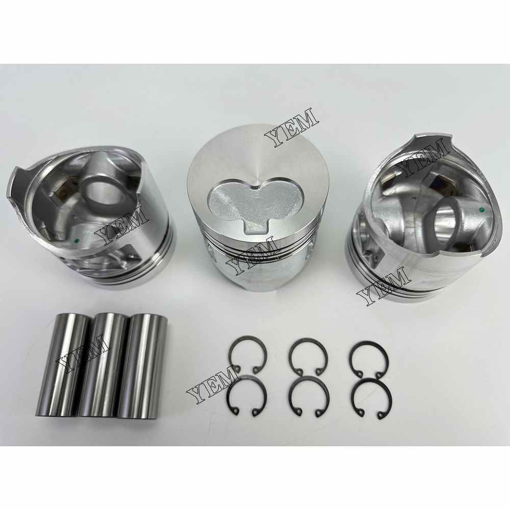 YEM Parts 3PCS For Shibaura Pistons STD N843 Engine Spare Parts Tractor 2035 For Shibaura