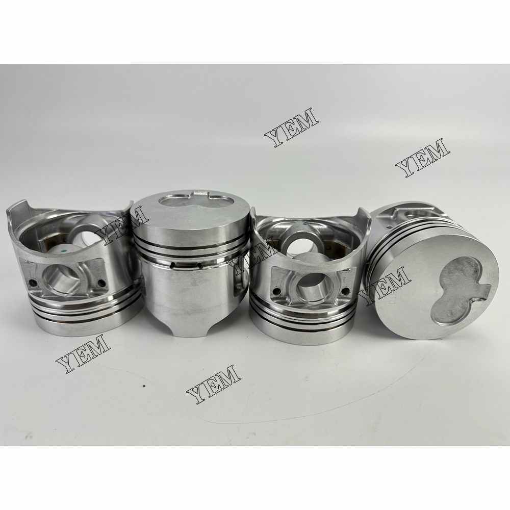 YEM Parts 4PCS For Shibaura Pistons STD N844 Engine Spare Parts ST450 ST460 Tractor For Shibaura
