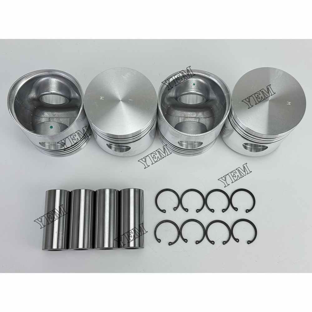 YEM Parts 3PCS For Yanmar Pistons STD 3T84 Engine Spare Parts For Yanmar