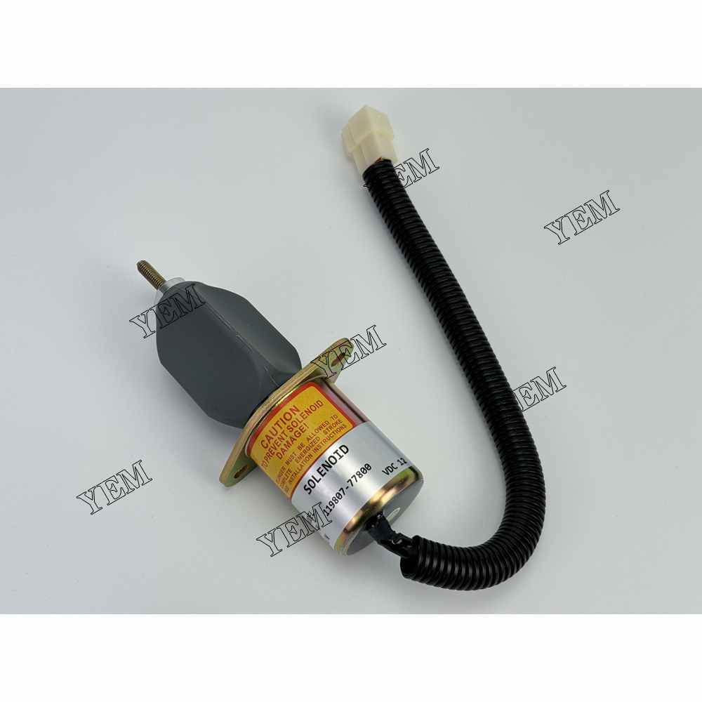 YEM Parts 119807-77800 1753ES12A3UC5B1S1 Solenoid Valve for Yanmar 4TNE98 Generator Set For Yanmar
