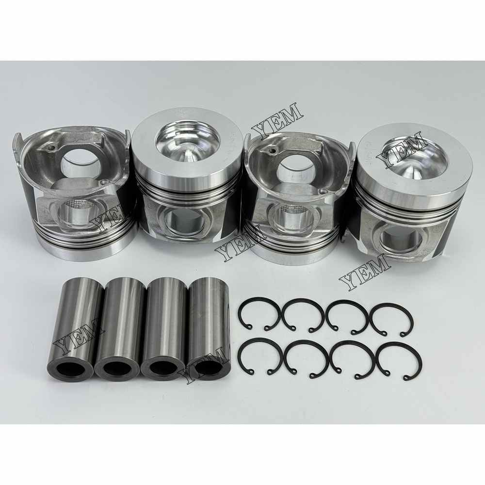 YEM Parts 4PCS For Yanmar Pistons STD 4TNV94 Engine Spare Parts AF650 tractor