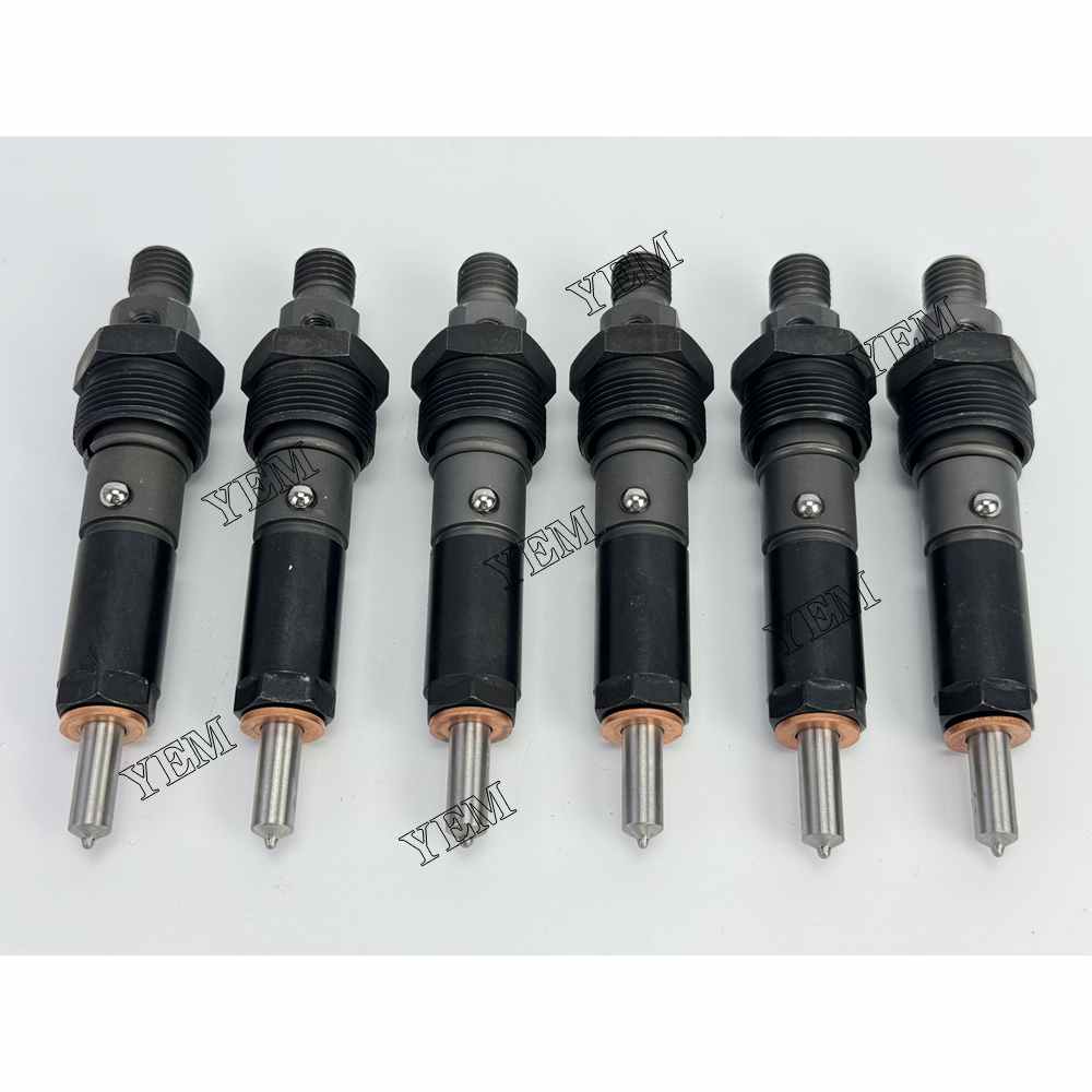 YEM Parts 6PCS Part Number KDAL59P5 Fuel Injector For Cummins 6BT Engine For Cummins