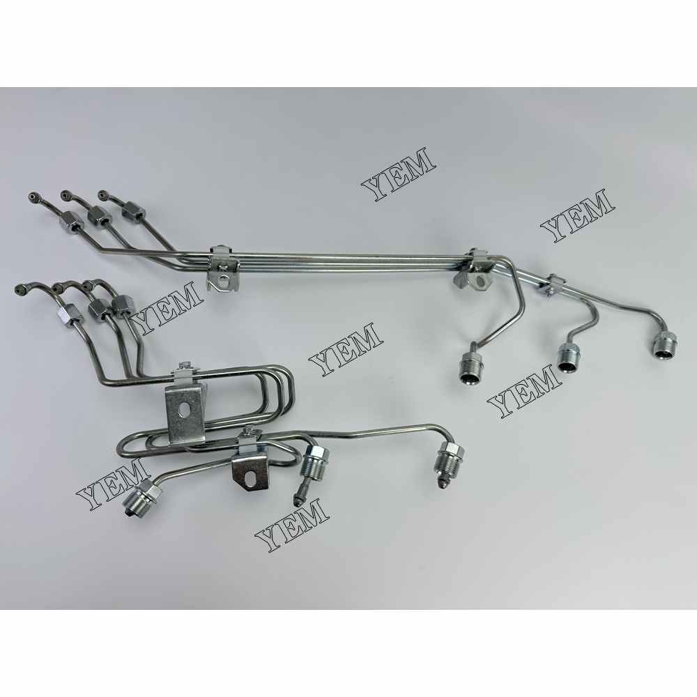 YEM Parts 6PCS Part Number 3976433 3976434 Fuel Pipe For Cummins 6L Engine