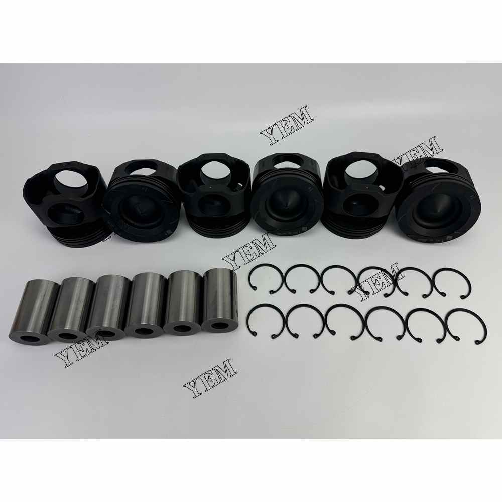 YEM Parts Part Number 3697229 3697230 3697158 3820782 Pistons STD For Cummins QSG12 Engine