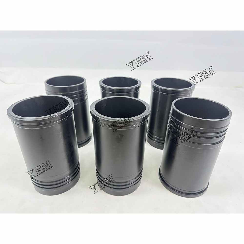 YEM Parts 6PCS 4009220 3202240 3028434 Cylinder Liner Sleeve For Cummins QSK19 Engine