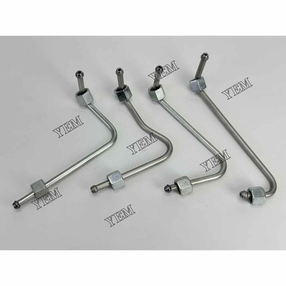 YEM Parts 4PCS For Doosan Fuel Pipe D24 Engine Spare Parts Bobcat E57W excavator