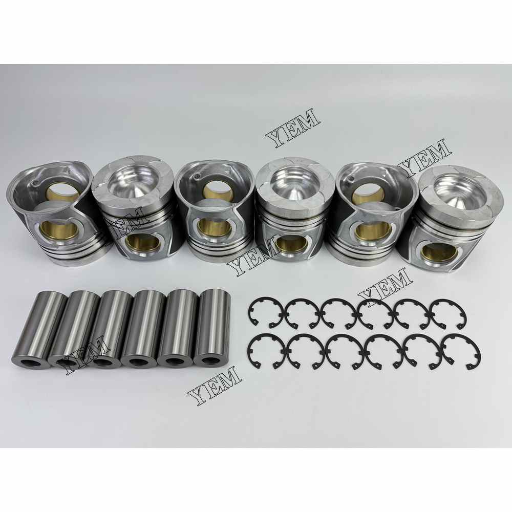 YEM Parts For Doosan Pistons STD DL08 Engine Spare Parts DX 300 N LC excavator