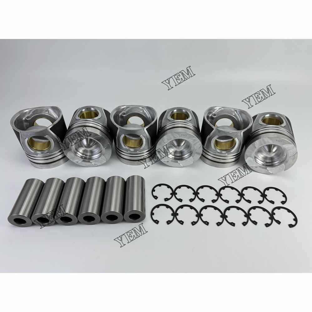 YEM Parts For Doosan Pistons STD DL08 Engine Spare Parts DX 300 N LC excavator