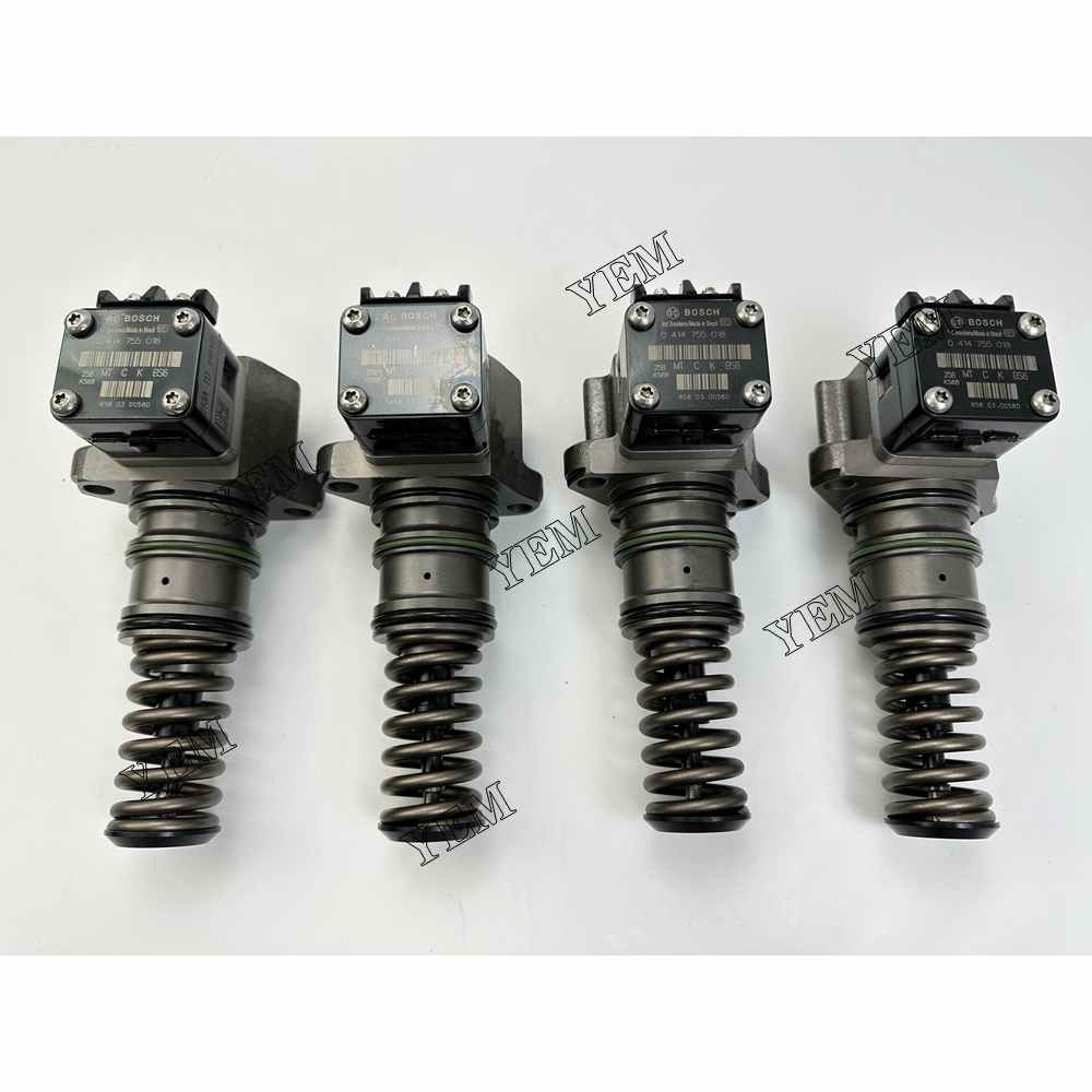 YEM Parts 4PCS Part Number 0414755018 Fuel Injection Pump For Liebherr D934 Engine