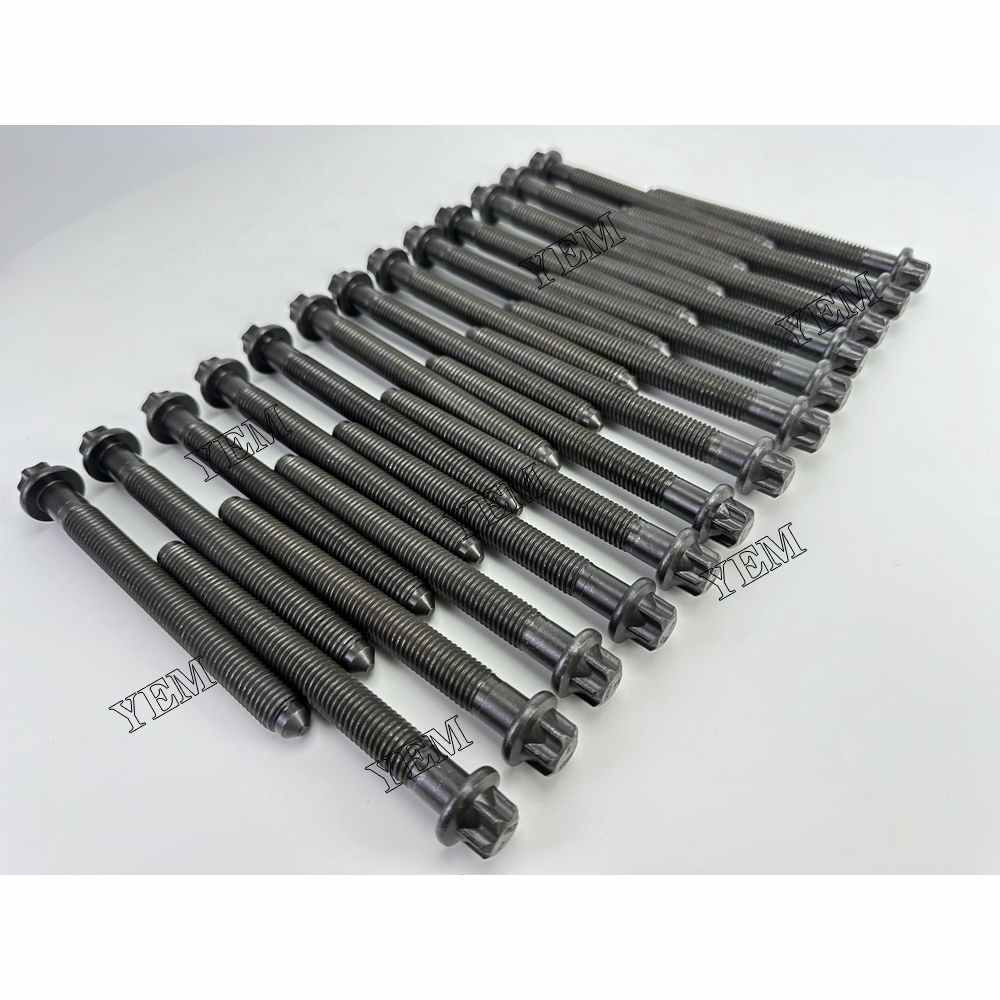 YEM Parts 26 PC For Volvo Head Bolt Set D7E Engine Spare Parts EC240CL excavator For Volvo