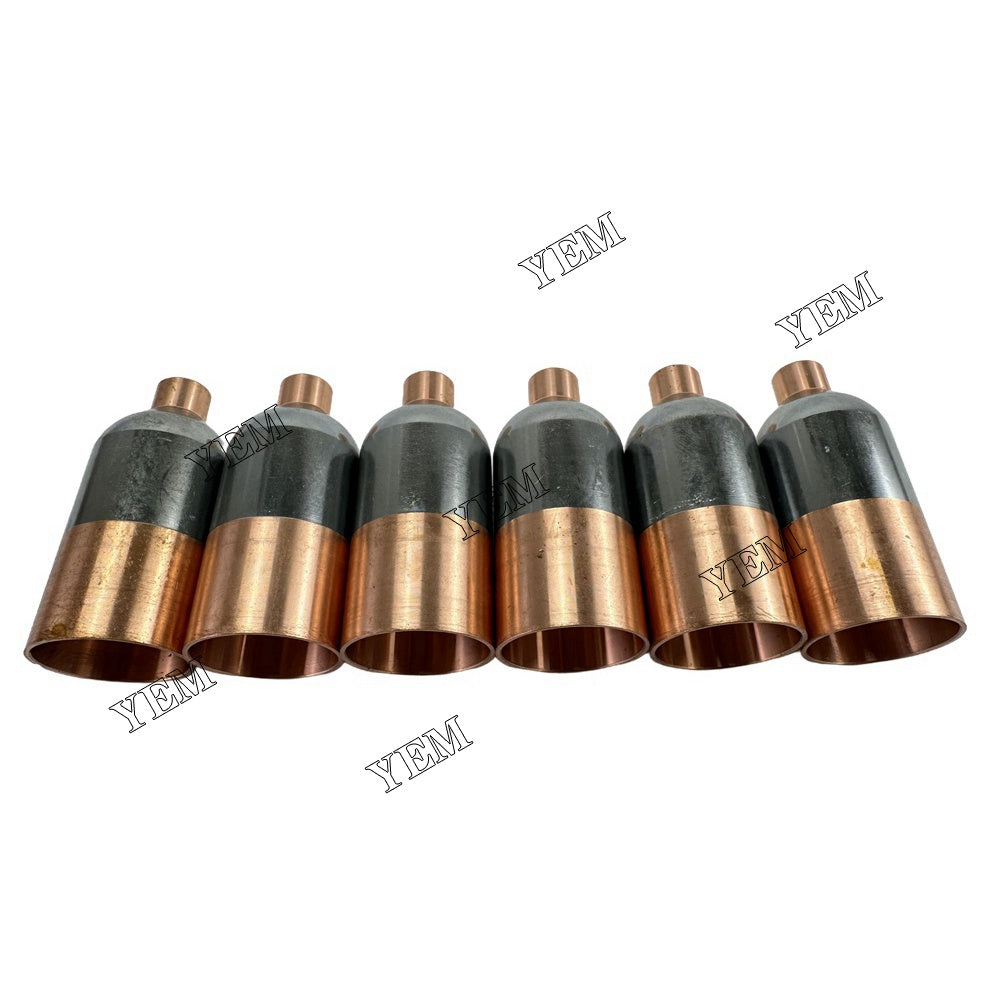 YEM Parts 6PCS11176-0500 Fuel Injector Nozzle sleeve For Hino H07C EH700 Engine For Hino