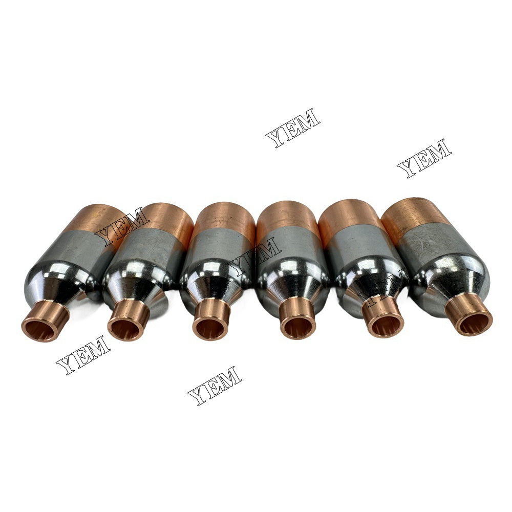 YEM Parts 6PCS11176-0500 Fuel Injector Nozzle sleeve For Hino H07C EH700 Engine For Hino