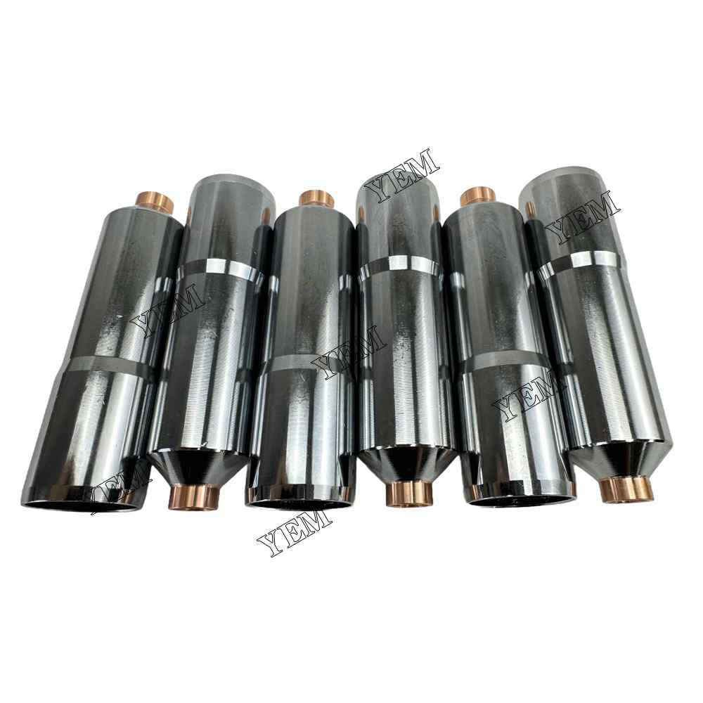 YEM Parts 6PCS Part Number 11176-1080 Fuel Injector Nozzle sleeve For Hino EP100 Engine For Hino