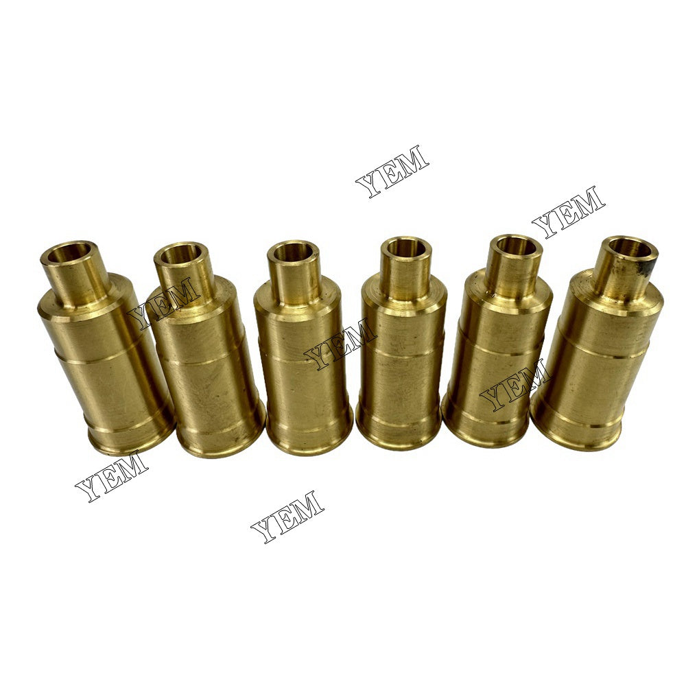 YEM Parts 6PCS For Mitsubishi Fuel Injector Nozzle sleeve 6M60 Engine Spare Parts