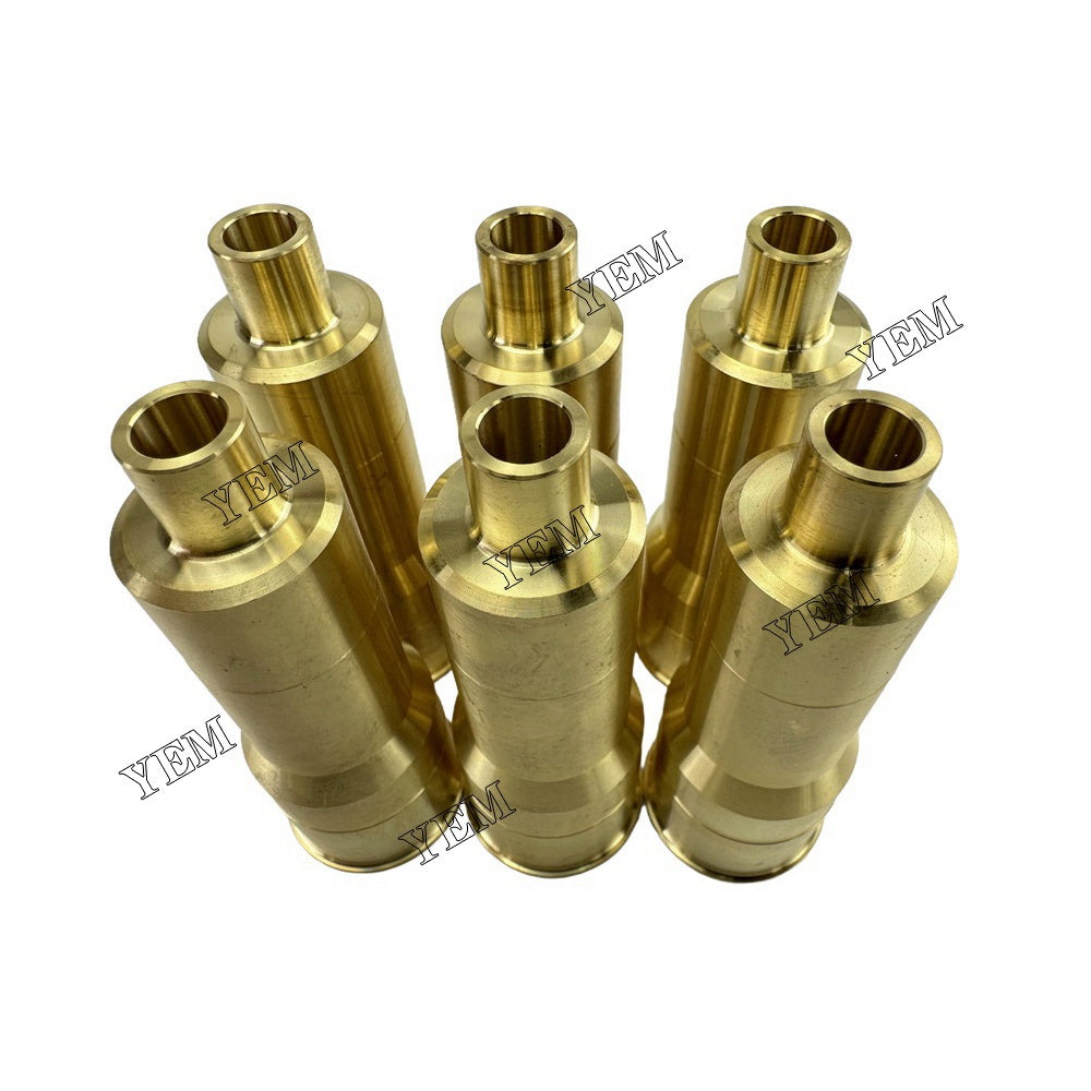 YEM Parts 6PCS For Mitsubishi Fuel Injector Nozzle sleeve 6M70 Engine Spare Parts