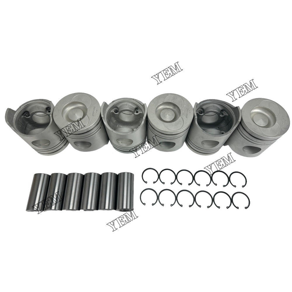 YEM Parts Part Number 23411-83005 Pistons STD For Mitsubishi D6AC Engine