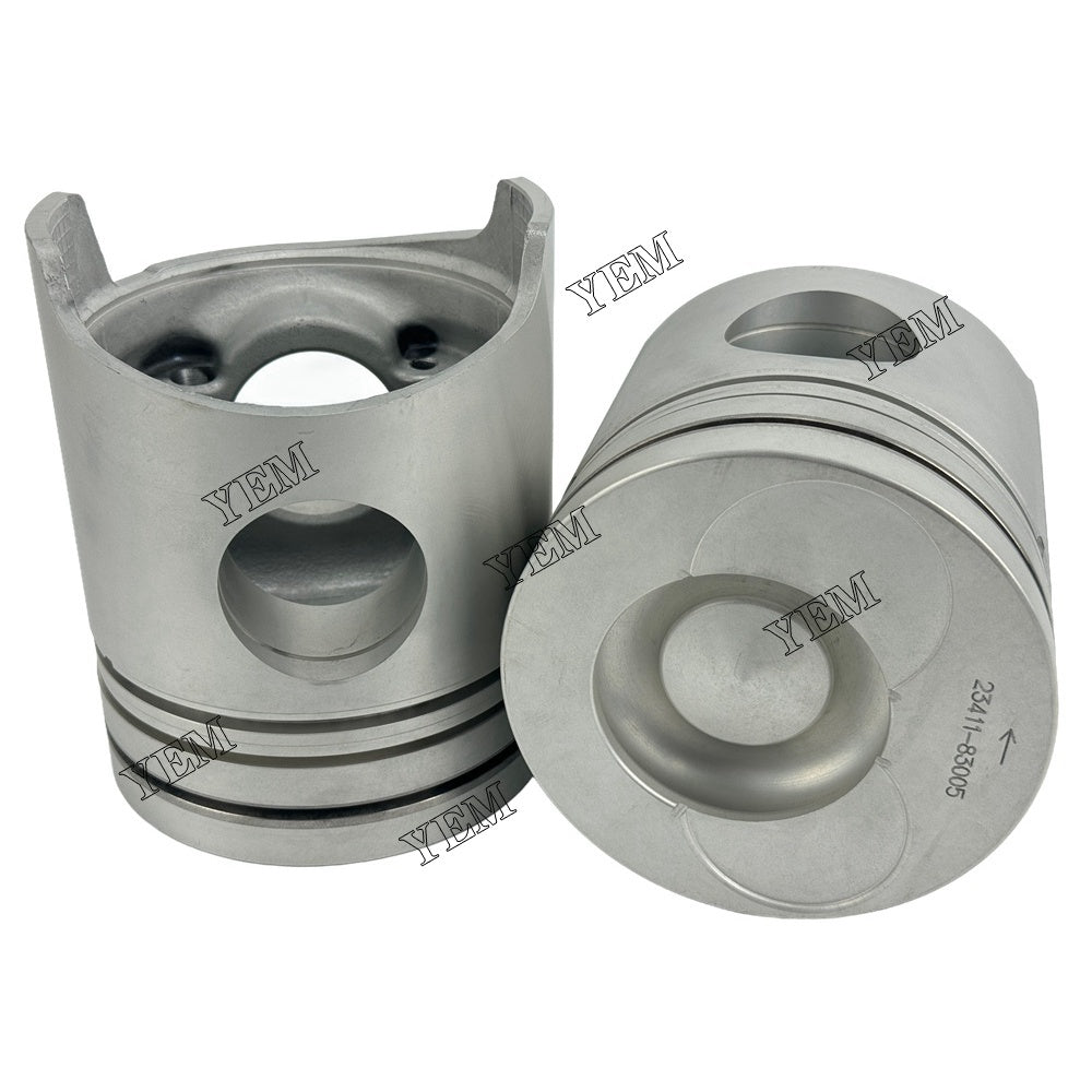 YEM Parts Part Number 23411-83005 Pistons STD For Mitsubishi D6AC Engine
