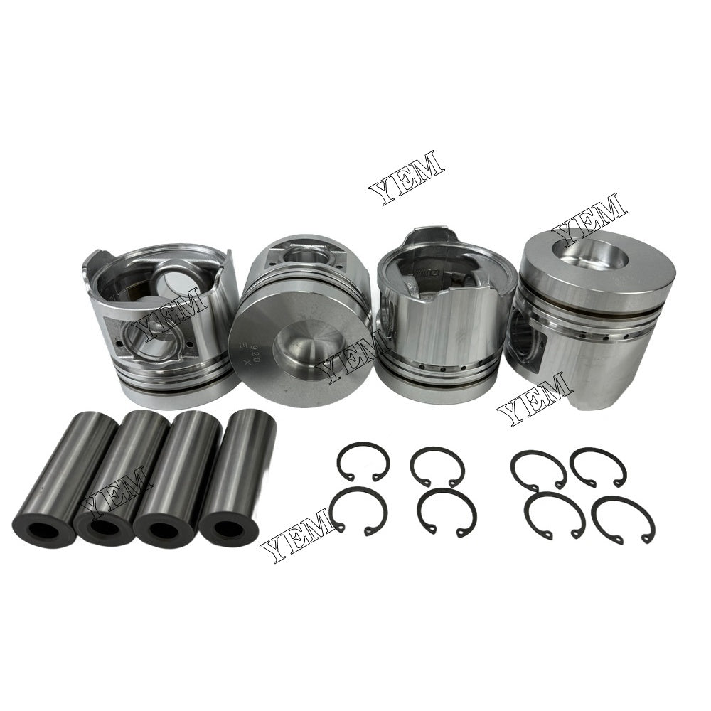 YEM Parts 4PCS For Mitsubishi Pistons STD S4F Engine Spare Parts For Mitsubishi